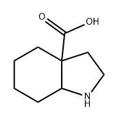 Octahydro-indole-3a-carboxylic acid Structural