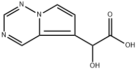 Pyrrolo[2,1-f][1,2,4]triazine-5-acetic acid, α-hydroxy- Structural