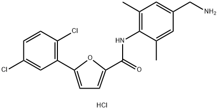 N-[(4-(Aminomethyl)-2,6-dimethylphenyl]-5-(2,5-dichlorophenyl)-2-furancarboxamide hydrochloride