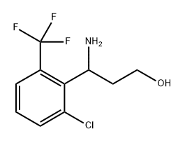 Benzenepropanol, γ-amino-2-chloro-6-(trifluoromethyl)- Structural