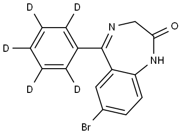 Desalkylgidazepam-d5 Structural
