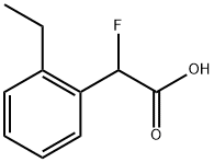 Benzeneacetic acid, 2-ethyl-α-fluoro- Structural