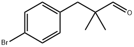 Benzenepropanal, 4-bromo-α,α-dimethyl- Structural