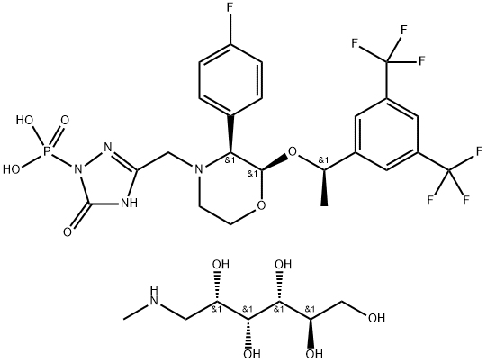 Fosaprepitant Structural