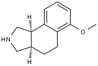 rel-(3aR,9bR)-6-Methoxy-2,3,3a,4,5,9b-hexahydro-1H-benzo[e]isoindole Structural