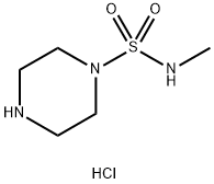 N-Methylpiperazine-1-sulfonamide hydrochloride Structural