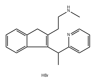 rac-N-Demethyl Dimethindene Hydrobromide Structural