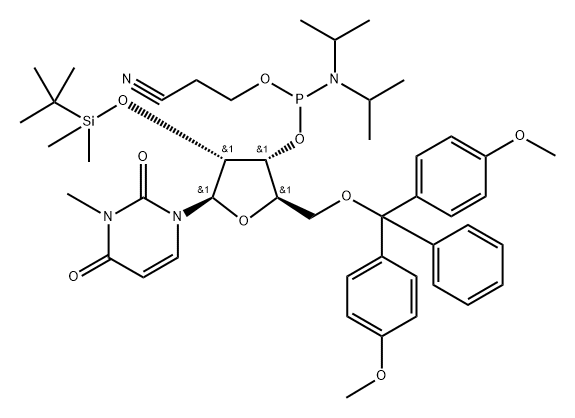 2'-O-tert-Butyldimethylsilyl-5'-O-DMT-3-methyluridine 3'-CE phosphoramidite