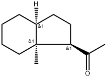 Ketone, 3abeta,4,5,6,7,7a-hexahydro-7abeta-methyl-1alpha-indanyl methy l Structural