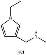 (1-ethyl-1H-pyrrol-3-yl)methyl](methyl)amine hydrochloride Structural