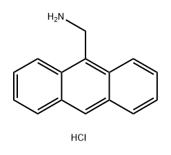 C-ANTHRACEN-9-YL-METHYLAMINE HYDROCHLORIDE Structural