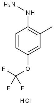 Hydrazine, [2-methyl-4-(trifluoromethoxy)phenyl]-, hydrochloride (1:1) Structural