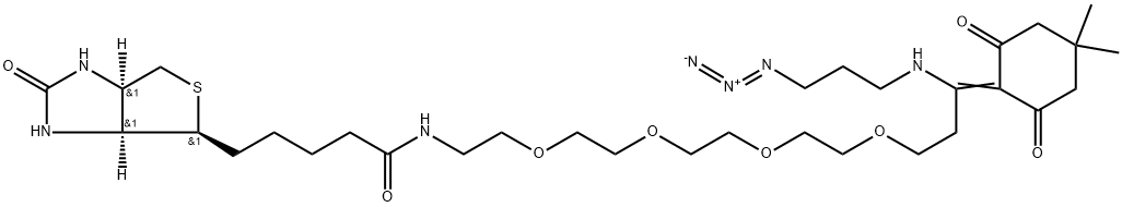 Dde Biotin-PEG4-Azide Structural