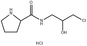 N-(3-chloro-2-hydroxypropyl)pyrrolidine-2-carboxamide hydrochloride Structural
