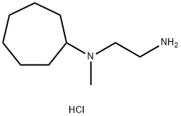 N-(2-aminoethyl)-N-methylcycloheptanamine dihydrochloride Structural
