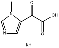 potassium 2-(1-methyl-1H-imidazol-5-yl)-2-oxoacetate Structural