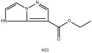 ethyl 1H-pyrazolo[1,5-a]imidazole-7-carboxylate hydrochloride Structural