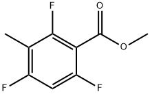 methyl 2,4,6-trifluoro-3-methylbenzoate Structural