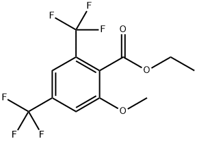 ethyl 2-methoxy-4,6-bis(trifluoromethyl)benzoate Structural