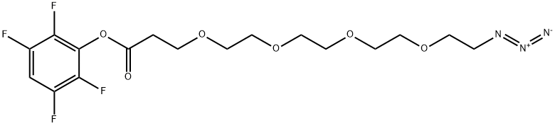 Azido-PEG4-TFP ester Structural