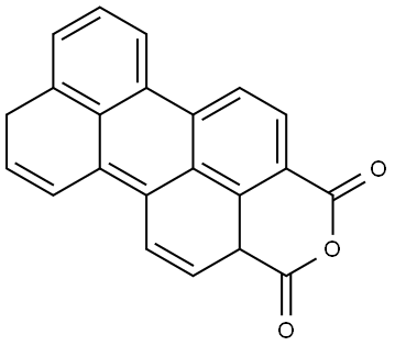 Perylene 3,4-dicarboxylic mono anhydride Structural
