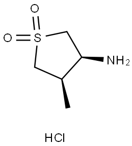 RAC-(3R,4S)-3-AMINO-4-METHYL-1LAMBDA6-THIOLANE-1,1-DIONE HYDROCHLORIDE, CIS Structural