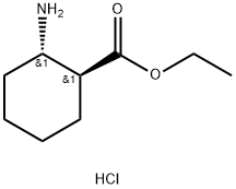 Ethyl (1S,2S)-2-aminocyclohexane-1-carboxylate hydrochloride Structural