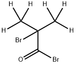 2-Bromo-2-methylpropionyl-D6 Bromide Structural