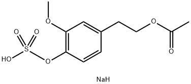 Vanillylacetoxyethyl 4-Sulfate Sodium Salt Structural