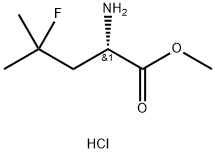 L-Leucine, fluoro-, methyl ester, hydrochloride (1:1) Structural