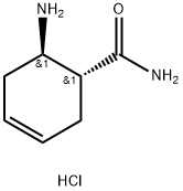 rac-(1R,6R)-6-amino-3-cyclohexene-1-carboxamide hydrochloride Structural