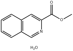 hydrate methyl isoquinoline-3-carboxylate Structural