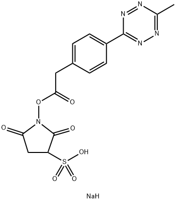Methyltetrazine-Sulfo-NHS Ester Structural