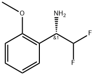 Benzenemethanamine, α-(difluoromethyl)-2-methoxy-, (αS)- Structural