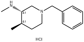 3-Piperidinamine,N,4-dimethyl-1-(phenylmethyl)-,hydrochloride (1:2),(3S,4R)-