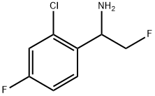 Benzenemethanamine, 2-chloro-4-fluoro-α-(fluoromethyl)- Structural