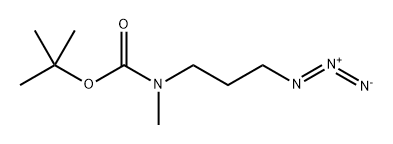 tert-butyl 3-azidopropylmethylcarbamate Structural