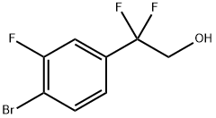 Benzeneethanol, 4-bromo-β,β,3-trifluoro- Structural