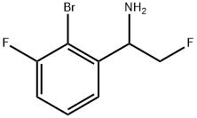 Benzenemethanamine, 2-bromo-3-fluoro-α-(fluoromethyl)- Structural