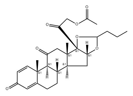 21-Acetoxy-11-oxo-16α,17α-propylMethylenedioxpregna-1,4-diene-3,20-dione
