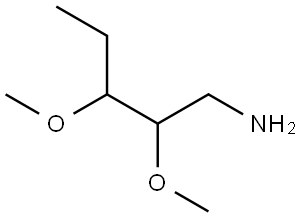 2,3-Dimethoxypentan-1-amine Structural