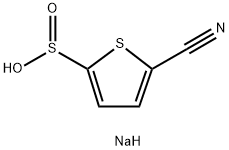 sodium 5-cyanothiophene-2-sulfinate Structural