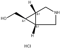 (1α,5α,6α)-3-Azabicyclo[3.1.0]hexan-6-ylmethanol hydrochloride Structural