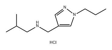 isobutyl[(1-propyl-1H-pyrazol-4-yl)methyl]amine Structural
