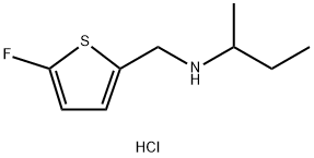 sec-butyl[(5-fluoro-2-thienyl)methyl]amine Structural