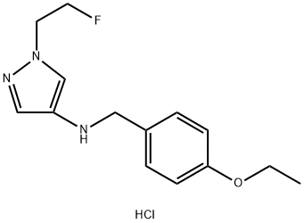 N-(4-ethoxybenzyl)-1-(2-fluoroethyl)-1H-pyrazol-4-amine Structural