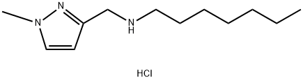 heptyl[(1-methyl-1H-pyrazol-3-yl)methyl]amine Structural