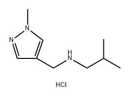 isobutyl[(1-methyl-1H-pyrazol-4-yl)methyl]amine Structural