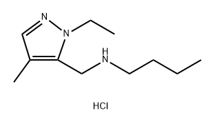 butyl[(1-ethyl-4-methyl-1H-pyrazol-5-yl)methyl]amine Structural