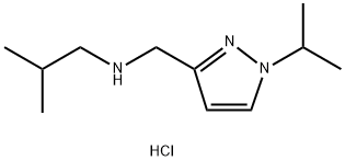 isobutyl[(1-isopropyl-1H-pyrazol-3-yl)methyl]amine Structural